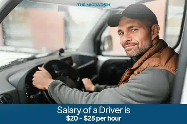 salary of driver in australia